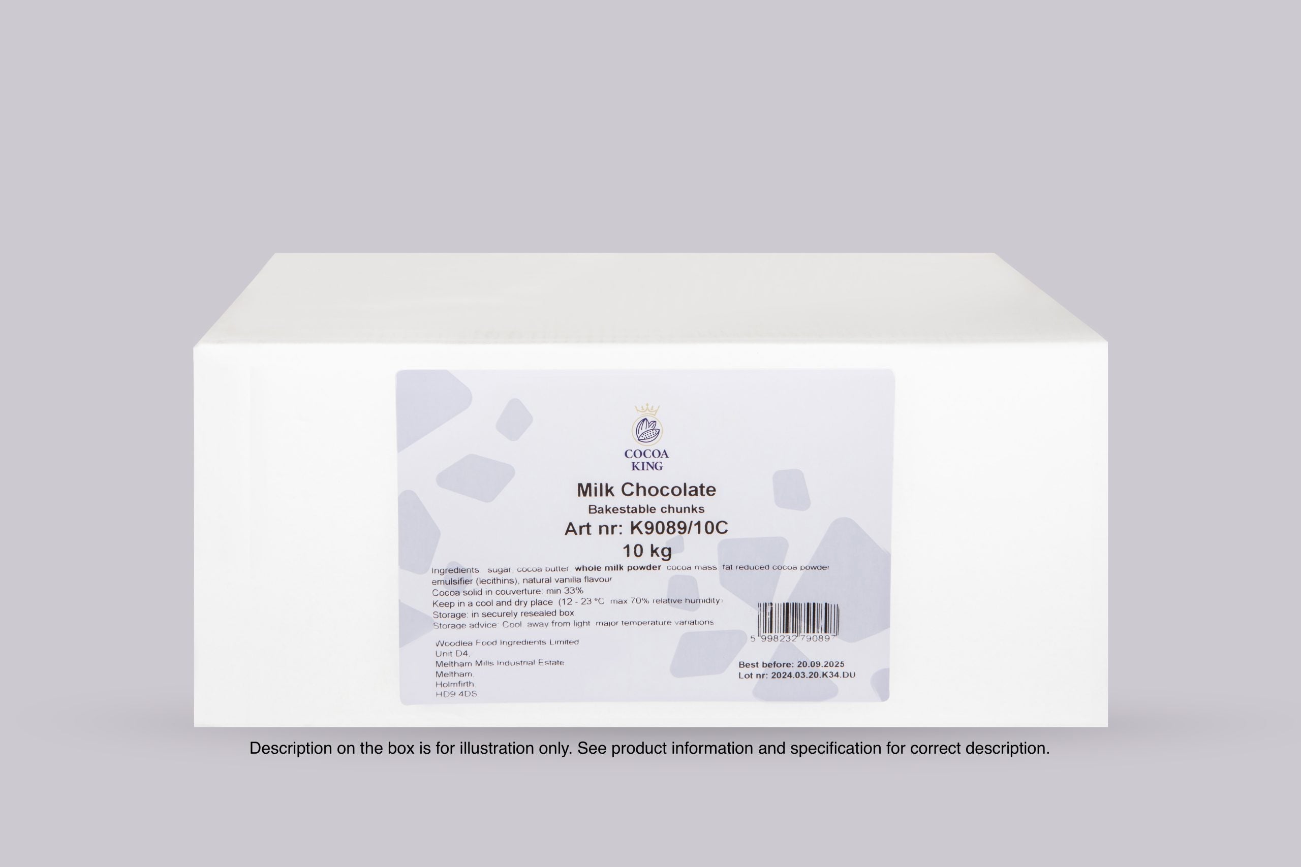 Dark Chocolate Chunks 10kg